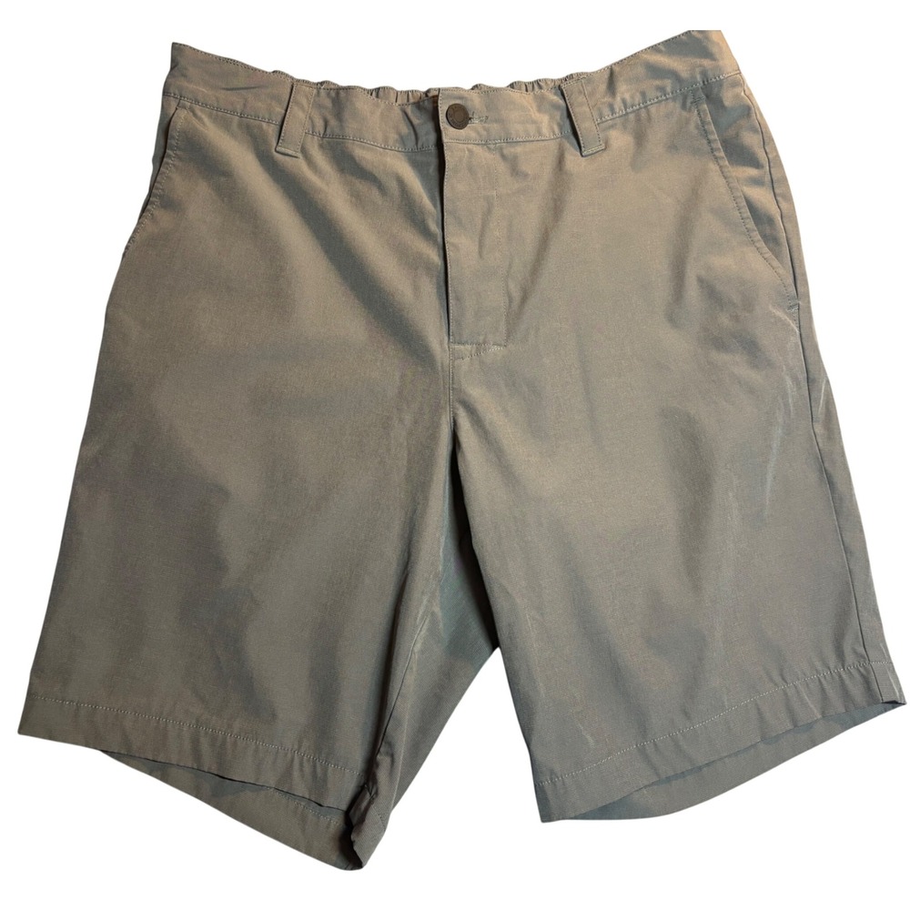Banana Republic Hybrid Shorts Mens Gray Excellent Stretch Ripstop 34